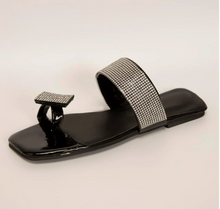 Load image into Gallery viewer, Rhinestone Thong Sandal -SALE
